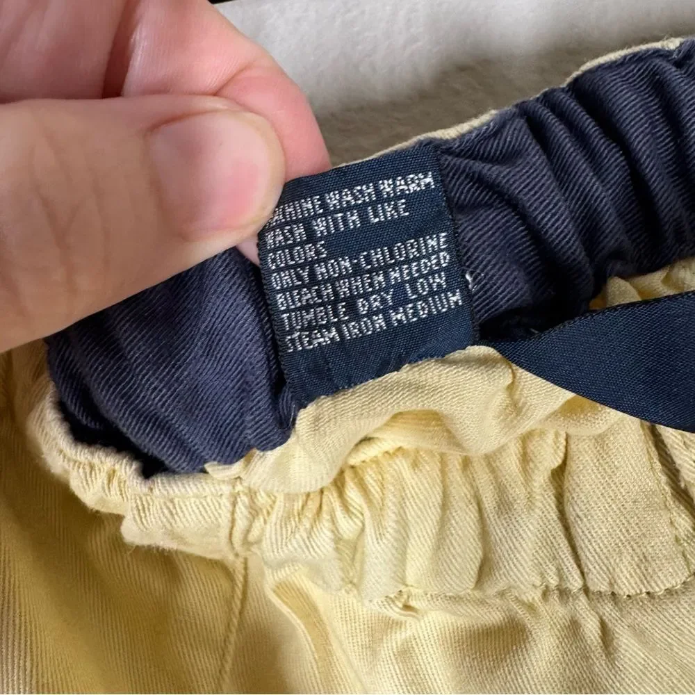 Vintage Polo Ralph Lauren Men’s Cotton Pull On Shorts Preppy Coastal Large